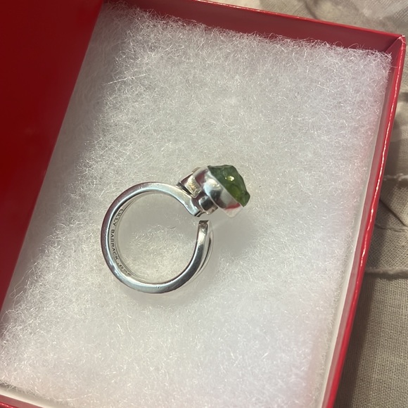 Lilly Barrack .925 sterling, silver peridot and citrine ring size 8. - Picture 4 of 5